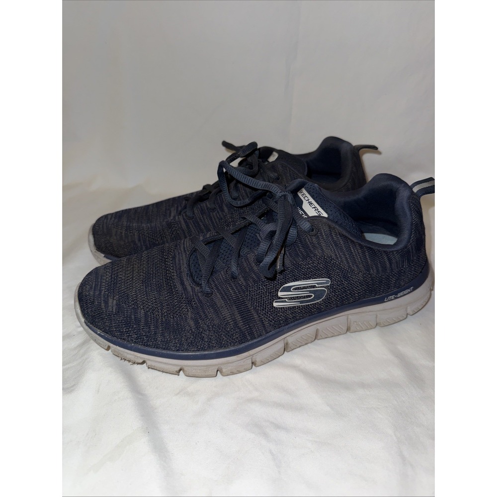 Skechers Men's‎ Track- Front Runner Sneakers  Navy /Gray Size 11